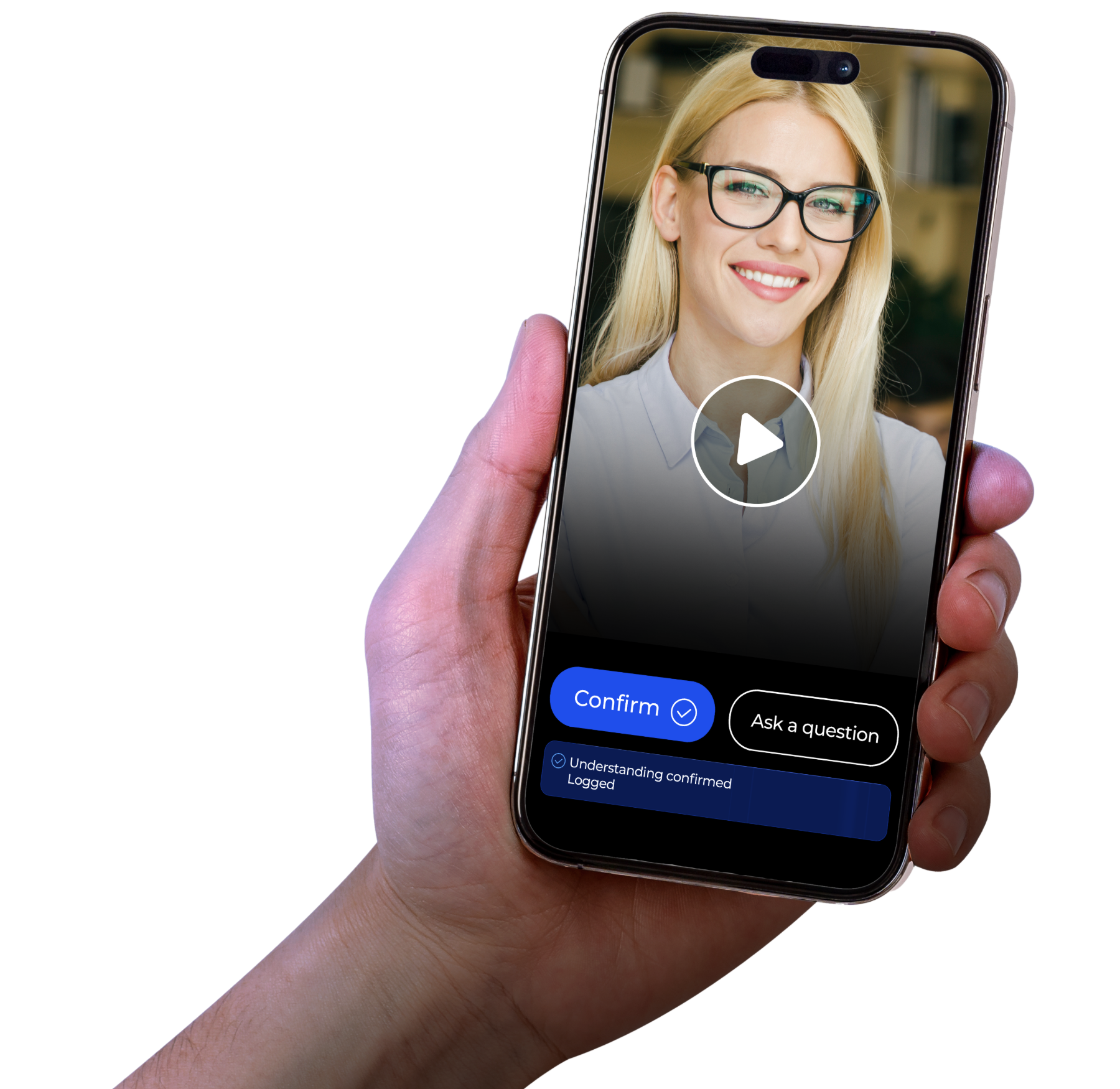 Personalised video on a phone